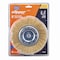 Norton Abrasives Norton Clipper 8 in. Coarse Crimped Wire Wheel Brush Brass 3750 rpm 1 pc 70184609162 - alternate 1